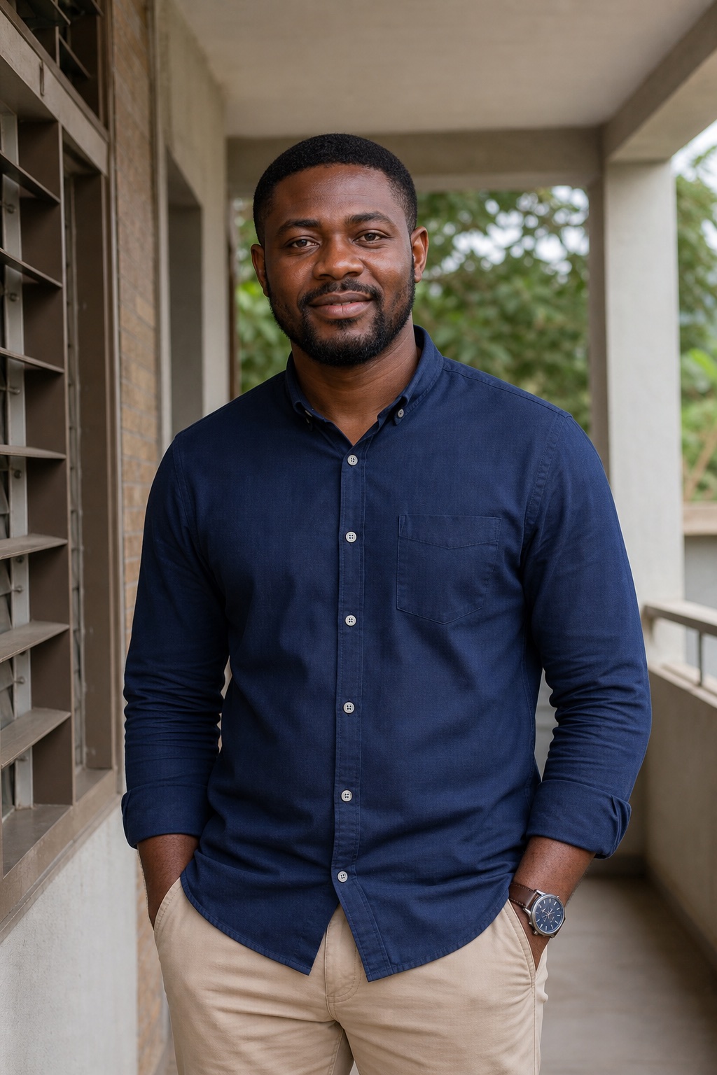 Fictional BLUBO profile for Kwesi